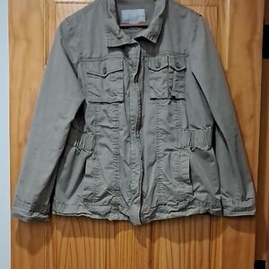 Old Navy Taupe Utility Jacket